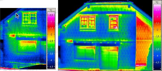 Hőkamera-választék 2014 - Képfelbontás - 120 x 160 ill. 640 x 480 képpontos hőkép (forrás: Infratec)