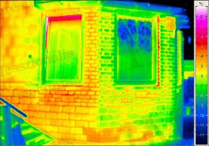 Practical Advice for Building Thermography Measurements - Detection of Different Material Qualities (source: PIM)