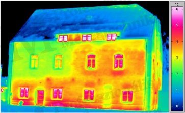 Building Thermography Practical Tips for Measurements - Effect of Lack of Heating (source: Infratec)