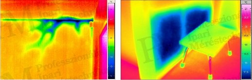 Praktische Tipps zur Gebäudethermografie - Feuchtigkeitsnachweis (Quelle: PIM / Infratec)