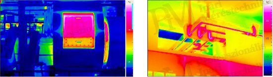 Thermography of electrical equipment, measurement tips - Effect of reflection (source: PIM)