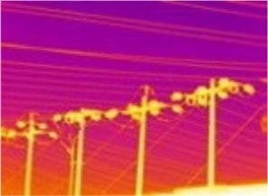 Thermography - without professional training - Power lines (from the Internet)
