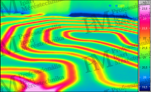 padlófűtéscső elhelyezése