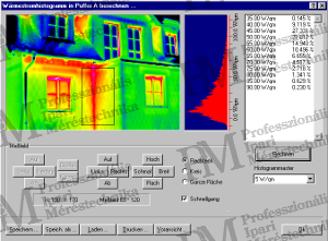 Hőáramlás számszerű meghatározása hőkép alapján FORNAX szoftverrel