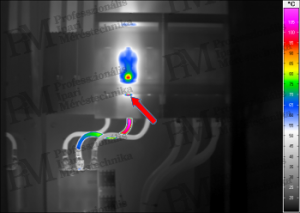 a furaton keresztül mérhető érték 130 °C