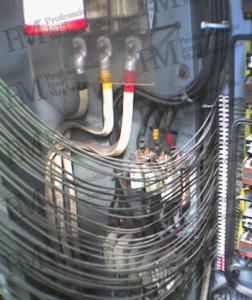 érintésvédelmi plexi a csavarkontaktus előtt