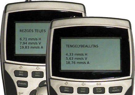 2009/12: Telepített ill. "mobil" géphiba-szakértői rendszer - Géphiba-felderítő műszer kijelzése (ME42) (forrás: PIM)