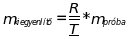 calculation of balancing weight
