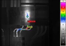 Thermography of electrical equipment - Fault under cover (source: PIM)